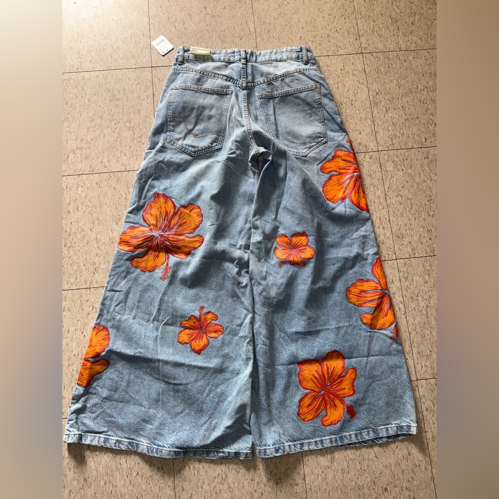 Free People Palisades Wide Leg Jeans - Picture 2 of 9